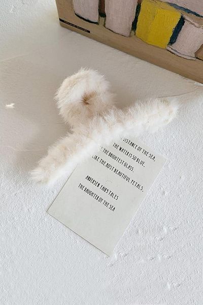 New Obsessions Furry Soft Plush Large Latch Buckle