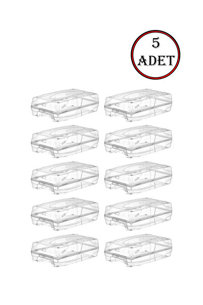 LİRAZON 5 Adet Ayakkabı Kutusu Şeffaf Ayakkabı Kutusu Dolap Için Ayakkabı Sak...