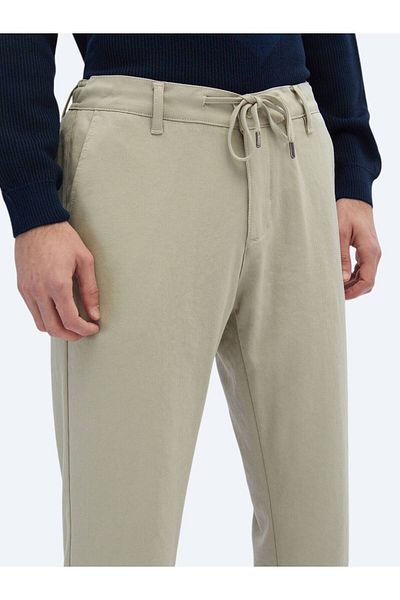 Kip Patterned Woven Casual Trousers