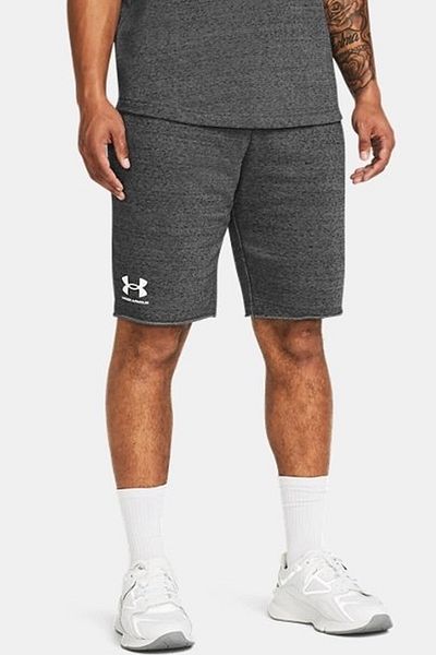 Under Armour Rival Terry Men's Gray Casual Style Shorts 1361631 -025