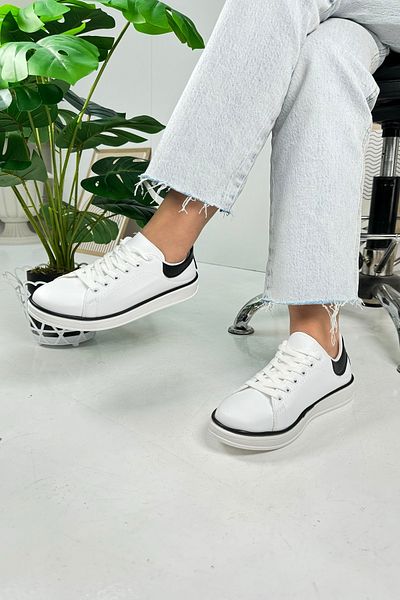 İmerShoes Pantofi de damă casual Pantofi sport cu șireturi, confortabile, talpă groasă 525G