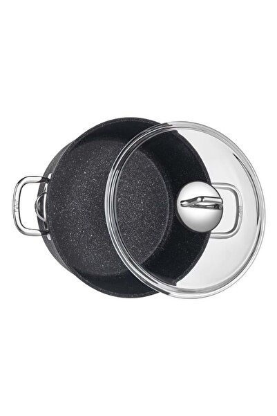 FALEZ Black Lıne Derin Tencere 22 Cm