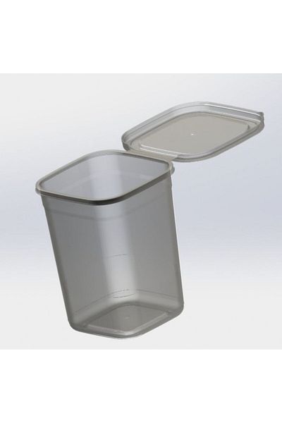 SUPERPUP 24' Self Cover Locked Storage Container Erzak Box 1.15 Liter