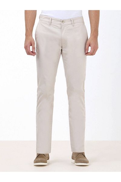 Kip Lässige, gewebte Hose aus Baumwollmischung im Slim Fit