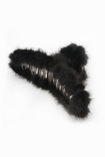 New Obsessions Furry Soft Plush Large Latch Buckle
