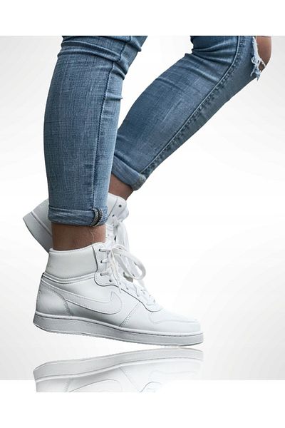 Nike Ebernon Mid Unisex Shoes Aq1778 White