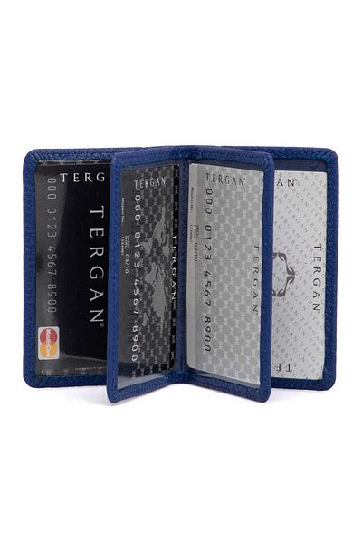 Tergan Μπλε Δερμάτινη Κάρτα Unisex 01601h0y