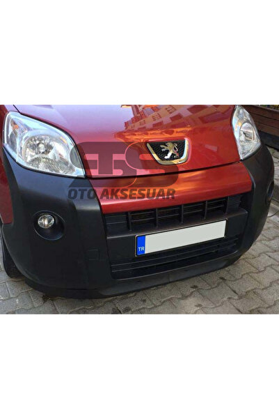 STS Oto Aksesuar Peugeot Bipper 2008-2024 Uyumlu  Astra H Esnek Ön Lip 2 Parç...