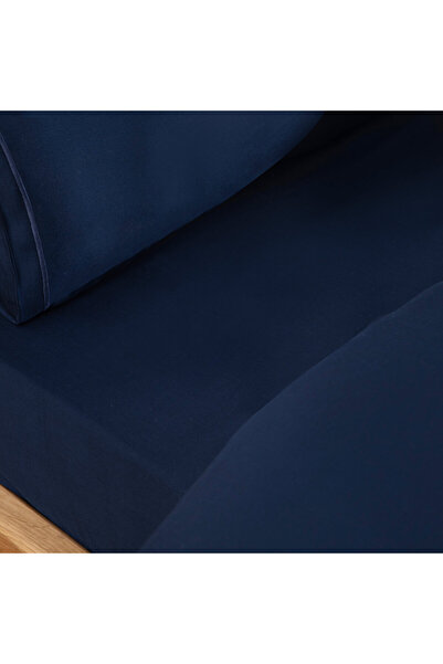 Chakra Bamboo Duvet Cover Double Marine Blue