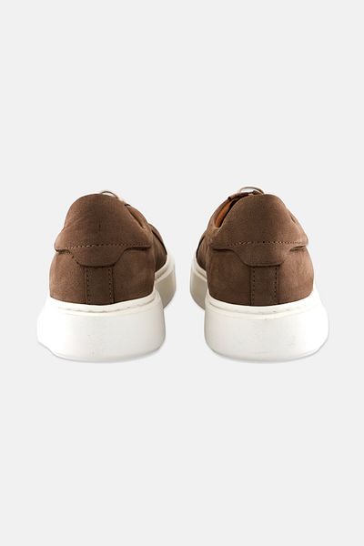 Algspar Men Lace Up Casual Shoes, Brown