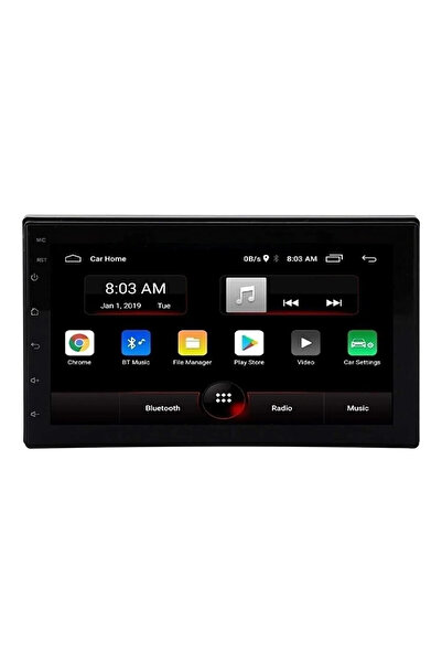 Navigold Et-446 Android 12 Multimedia 7 Inch Tek Din Double Teyp Netflix Carplay Clasking