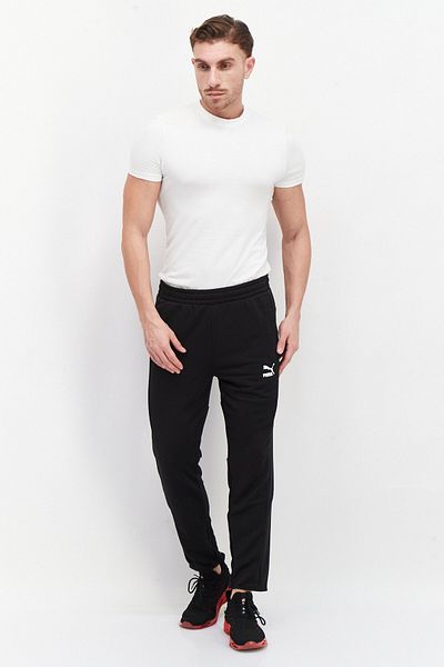 Puma Men Slim Fit Drawstring Training Track Pants, Black