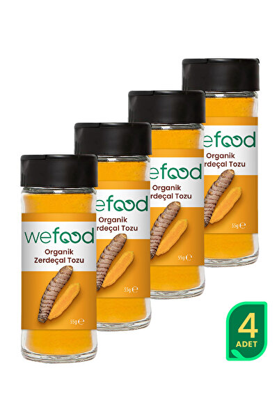 Wefood Organik Zerdeçal Tozu 55 gr 4'lü