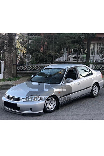 STS Oto Aksesuar Honda Civic İes 1996-2001 Uyumlu  Astra H Esnek Ön Lip 2 Par...
