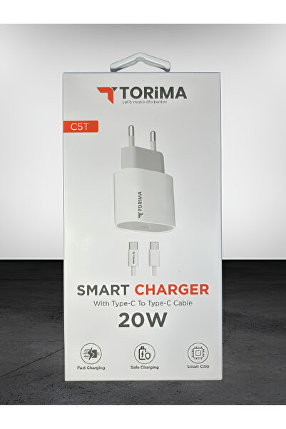 Torima TYPE-C YENİ NESİL SARJ ADAPTOR(20W) ve HIZLI KABLO TYPE-C Uyumlu