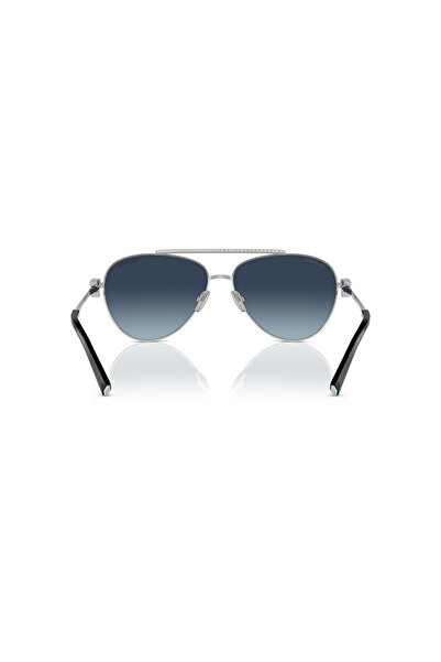 Tiffany Woman Pilot Sunglasses- Tf 3101b - Lense Size:59mm - Silver