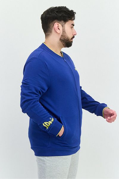 Puma Men Regular Fit Brand Logo Outdoors Sweatshirt, Blue