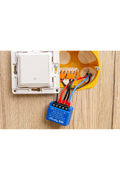 Teknoroket Shelly 1 Mini Gen3 1 Kanallı Akıllı Ev Anahtarı - Wifi & Bluetooth Kontrollü Kuru Kontak Röle