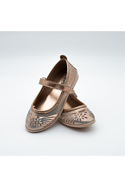 Arçın Shoes Stone Detailed Girls' Ballerinas – Bright and Elegant Little Steps