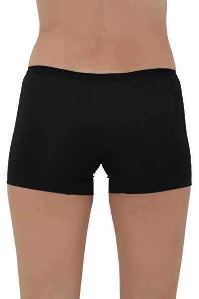 CNT Non-Marking Seamless Micro Fabric Women's Boxer Briefs - Special Pack of 3 (Black, White, Ten Color)