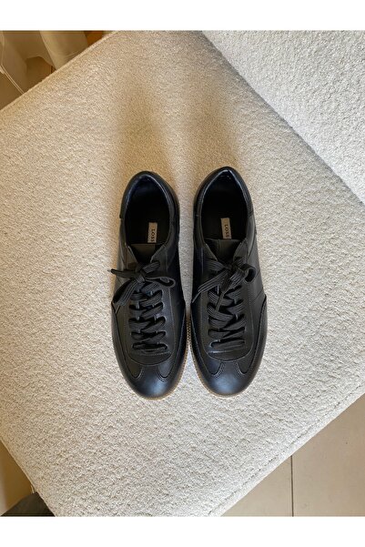 LOSS CLOUDY GERÇEK DERİ SİYAH SNEAKER