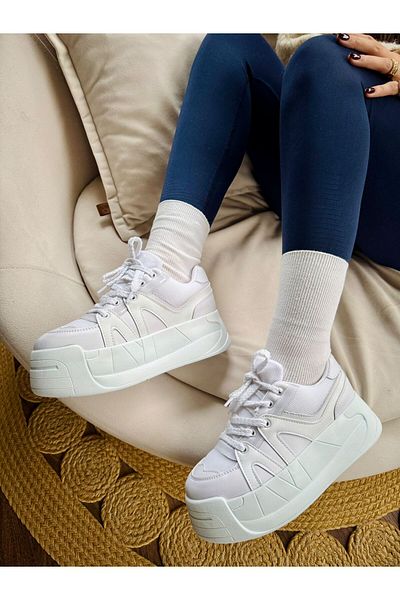 İnan Ayakkabı Women's High Sole Sneakers (6 cm Sole)