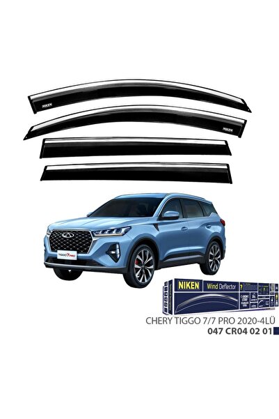 Niken Chery Tiggo 7 Pro Niken Kromlu Cam Rüzgarlığı 4lü 2020 ve Üstü