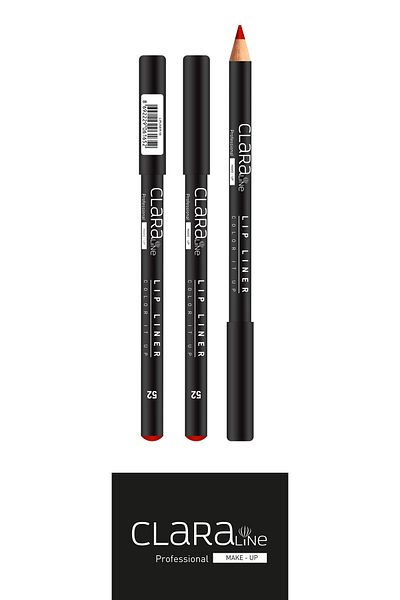 Clara Line Lip Liner 52 Bright Red