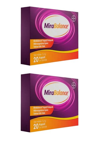 Bayer Mirabalance Probiotic 20 Capsules X 2 Pieces