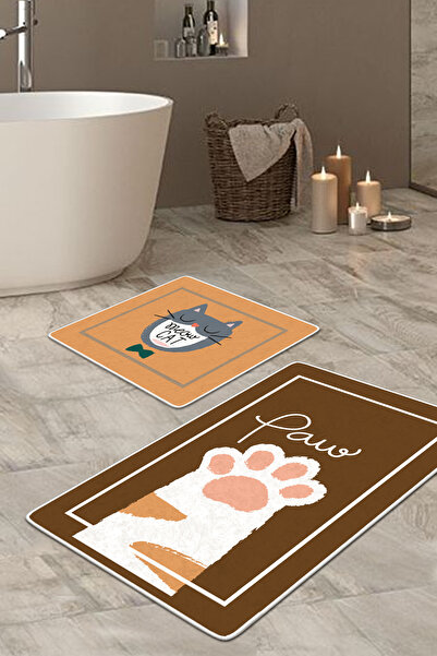 Filamente Комплект от 2 неплъзгащи се постелки за баня, които могат да се пер...