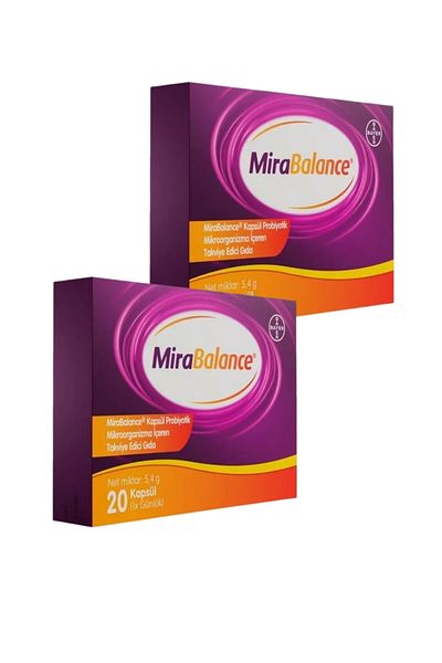 Bayer Mirabalance Probiotic 20 Capsules X 2 Pieces