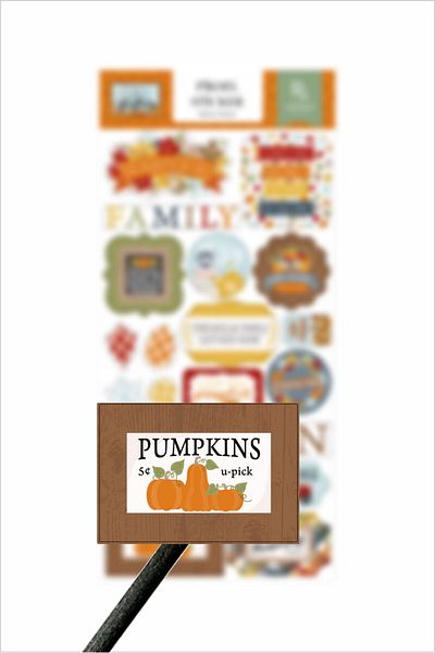 Piksel Grafik Autumn Popular Sticker, Autumn, Pumpkins