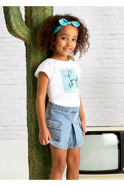 MAYORAL Girl's Denim Skirt