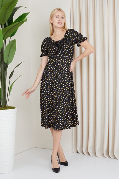 Banadamoda Rochie de dama cu imprimeu floral