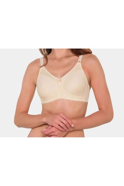 AybarsStore Combed Cotton Wire Free Sponge Free Recovery Minimizer Bra