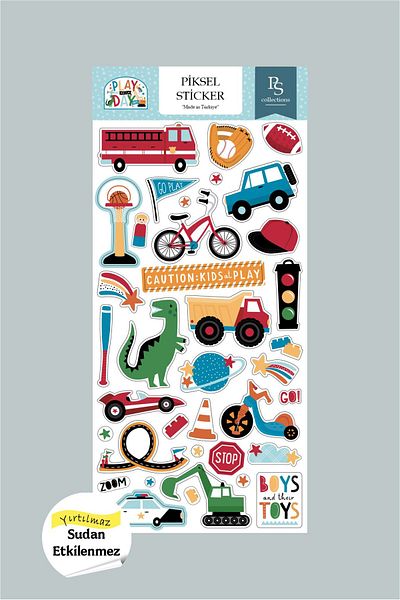 Piksel Grafik Game Days Planner Sticker - for Cars