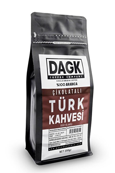 Dagk Çikolatalı Türk Kahvesi 200g Öğütülmüş