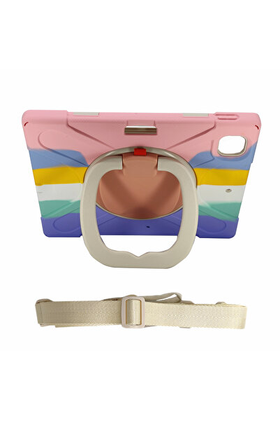 Nettech İpad Pro 12.9 Inç Uyumlu Armor 360 Arka Koruma - Pembe