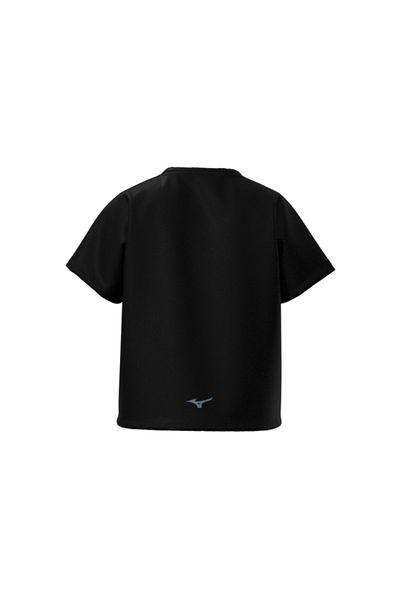 MIZUNO Μαύρο γυναικείο γραφικό μπλουζάκι αθλητισμού