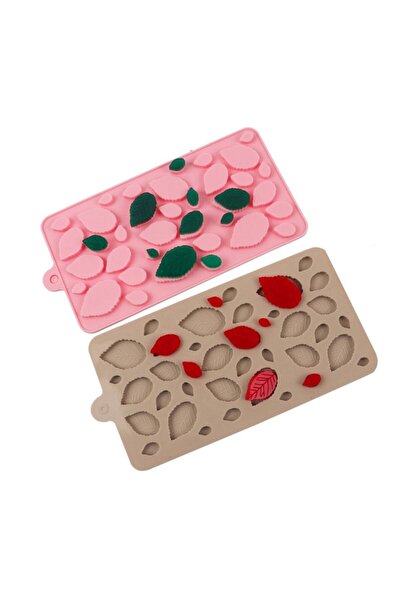 Siliko World تشكيلة أوراق الشجر - قالب سيليكون للشوكولاتة والإيبوكسي