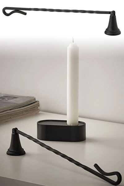 Binbirreyon Mum Söndürücü Aparat Mum Söndürme Aleti 33cm Çelik MA079