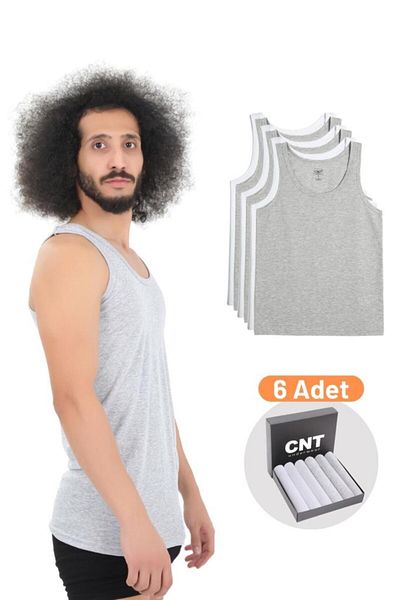 CNT Tricou pentru bărbați, bumbac, pachet premium de 6 piese