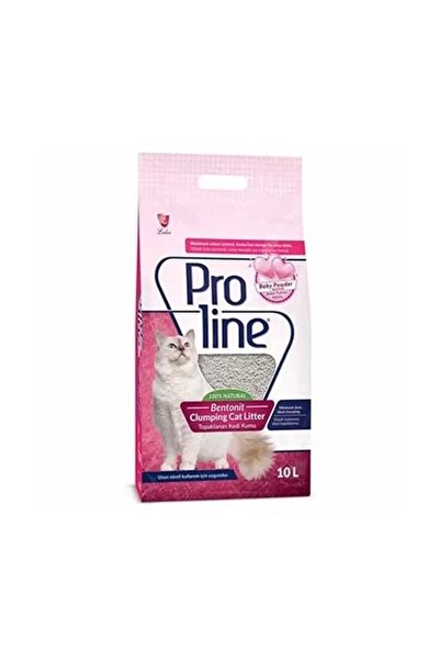 Pro Line Bebek Pudralı Topaklanan Bentonit Kedi Kumu İnce 10 Lt - Petshopundan