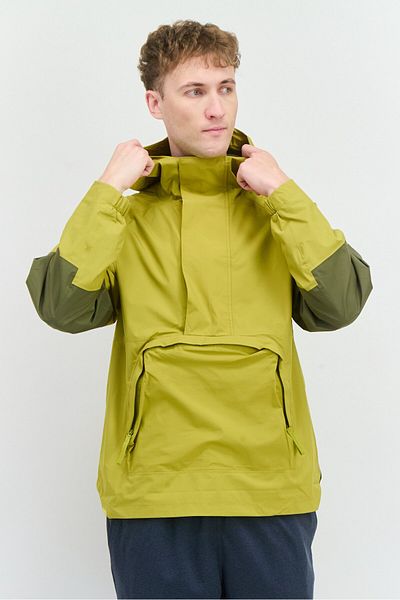 adidas Men Sportswear Fit Outdoor Windbreaker Jacket, Bright Olive