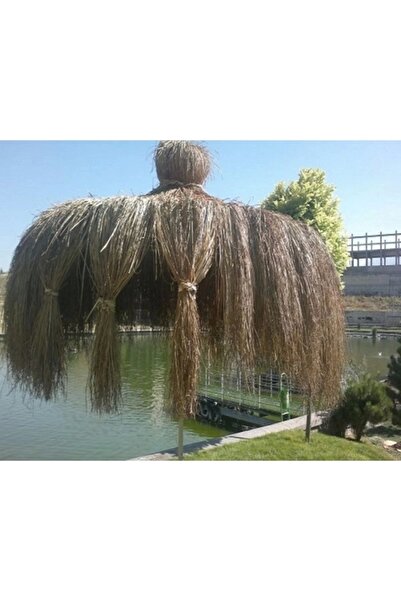 tunalar Hasır Püskül Otu Saçaklı Ot Dekoratif Amaçlı Kullanılır 1 Metre X 2 Metre