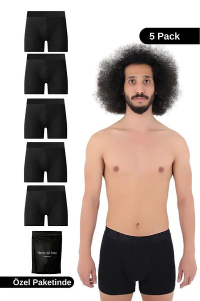Harry Jons Ανδρικά Premium Pack Boxers - 5 Pack με μοτίβο και πολύχρωμο βαμβάκι