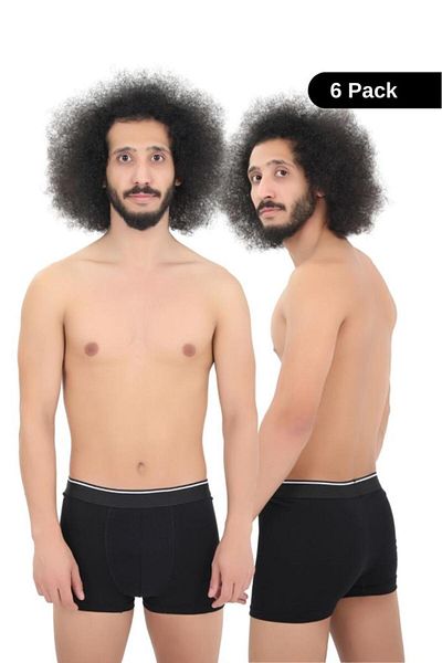 andredimoda Ανδρικά 6 πακέτα Boxers 1ο Class Fabric Premium Πακέτο Ειδικού Σχεδιασμού Απλό Lycra Boxer Shorts Δώρο προίκας