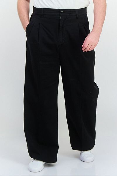 Gant Men Regular Fit Solid Wide Leg Pants, Black