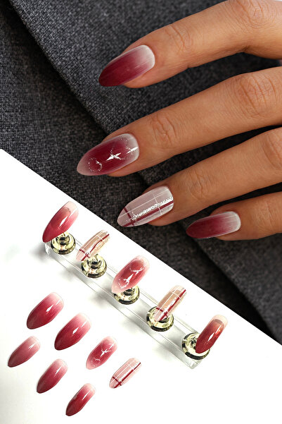 Gold Beauty Takma Tırnak 12 li Kendinden Yapışkanlı Takma Tırnak Seti