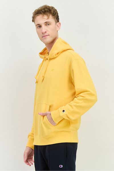 Champion Men Sportswear Fit Long Sleeves Outdoor Sweatshirt, Yellow